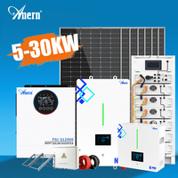 Système de stockage d'énergie solaire tout-en-un, panneaux solaires 15 kW pour la maison
