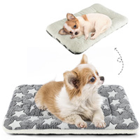 Tapis de luxe personnalisé en flanelle unie, moderne et lavable pour cage à chien, idéal pour les voyages, le camping, les canapés et les lits – Vente directe usine