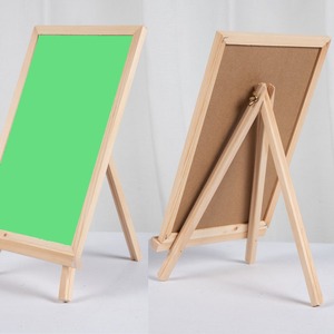 Tablero de escritura con soporte de madera plegable pequeño con repisa incorporada y <span class=keywords><strong>pizarra</strong></span> magnética, <span class=keywords><strong>pizarra</strong></span> extraíble para el hogar, Color negro - Product Image 6