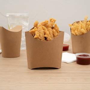 Boîtes à emporter en papier kraft recyclable très vendues pour pizza, sushi, gelée, salade, frites, pain, sucre, emballage - Product Image 1