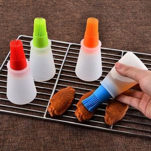 BBQ Pastry Basting <b>Brushes</b> Silicone Cooking Grill Barbecue Baking Pastry Oil Honey Sauce <b>Bottle</b> <b>Brush</b> - Product Image 2