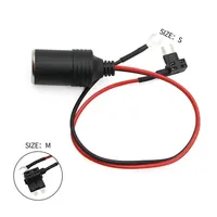 Prise allume-cigare universelle GW pour voiture, mini-moyenne, DC 12V/24V, boîtier de fusibles, câble de chargeur, GPS, tableau de bord