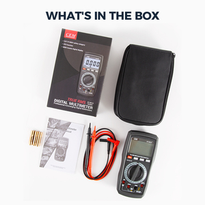 Đồng hồ vạn năng kỹ thuật số thông minh với tính năng chống cháy Màn hình LCD đa chức năng cho thợ điện - Product Image 4