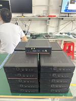 Mini PC Wanlan Gigabit Lan / HD para juegos con ventiladores, Ryzen 7 6800H, 16GB DDR5, EMMC, adaptador de 19V 6.32A, ordenador empresarial.