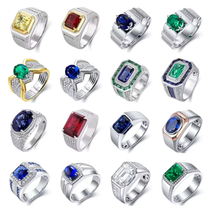 <span class=keywords><strong>Anillo</strong></span> <span class=keywords><strong>de</strong></span> Plata 925 <span class=keywords><strong>con</strong></span> <span class=keywords><strong>Esmeralda</strong></span> Colombiana Cultivada en Laboratorio <span class=keywords><strong>de</strong></span> 5CT 9x11MM y Moissanita Melee, <span class=keywords><strong>Anillo</strong></span> Personalizado para Uso Diario - Product Image 5