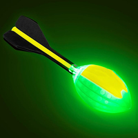 Ballon de football en mousse BSCI Glowing Vortex, à LED changeant de couleur, design souple, lancer à longue distance, impact pour le plaisir en intérieur et en extérieur