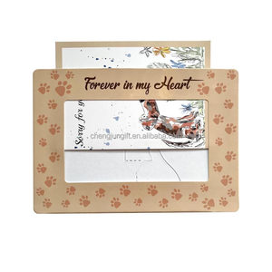Tùy chỉnh thực hiện tốt lưu niệm mãi mãi trong trái tim của tôi hình chữ nhật ngang giấy khung ảnh với đứng Tabletop hiển thị in Offset - Product Image 1
