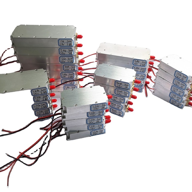 1.2GHz 10W-100W Broadband RF Power Amplifier Module, Unmanned Aerial Vehicle signal Enhancement Module