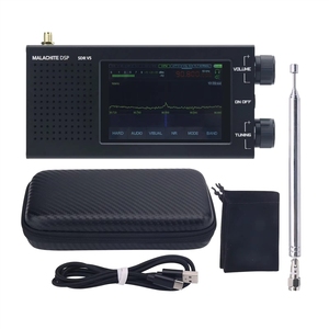 Receptor de Radio SDR GGDX Malachite <span class=keywords><strong>DSP</strong></span> V5 de Aluminio con Firmware 1.10d, Onda Corta (Versión Negra) - Product Image 1