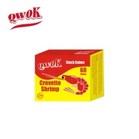 10g haute qualité Halal crevettes assaisonnement granulé doux Type Stock Cube cuisine debout Stock Bouillon Cube soupe Cube
