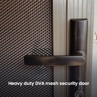 Malla de Alambre de Aluminio DVA de Alta Seguridad y Tecnología de Vanguardia para Protección de Puertas y Ventanas