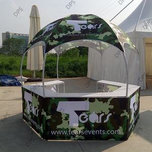 Tenda pameran dagang kualitas tinggi tenda kubah kios heksagonal tenda kanopi kios kubah glamor - Product Image 4