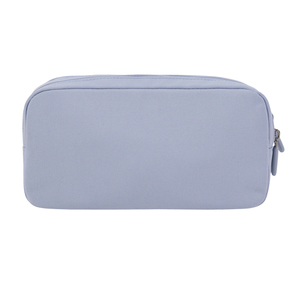 SENDA Light Blue Nylon Pencil Case with Zipper and Bear Patch for <b>School</b> or Office Use - Product Image 3