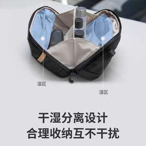 กระเป๋าเดินทางแบบแยกเปียกและแห้ง25ชิ้นกระเป๋าเก็บของความจุมากสำหรับกีฬากลางแจ้งกันน้ำได้แฟชั่นมีซิปปิดดีไซน์ใหม่ - Product Image 5
