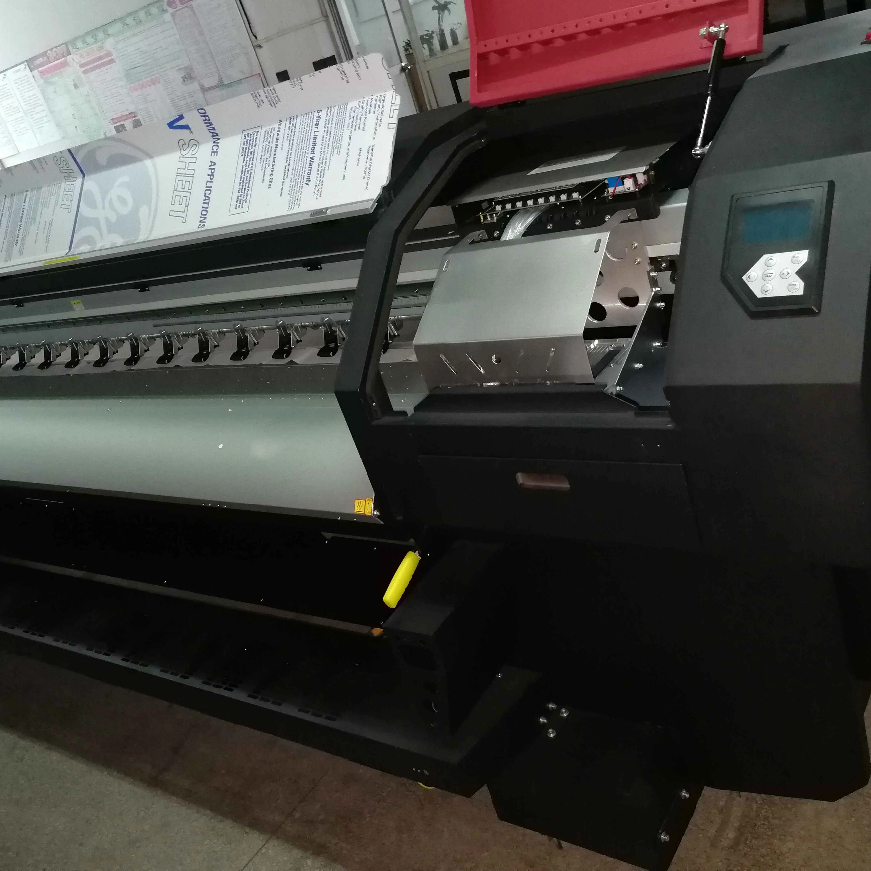 Cryststjet impressora de solvente, impressora de jato de inkjet 4000 série grande formato de 4/8 cabeças