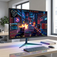 Precio al por Mayor, Monitor de Pantalla Ancha para PC de 22, 24, 27 y 32 Pulgadas, 75, 100, 144Hz, LCD IPS Personalizado