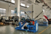 Machine de fabrication de conduits spirales Hyrun HVAC, ligne de formage de rouleaux de conduits, équipement de formage de bobines, 5,5 kW, épaisseur de tôle de 0,4 à 2,0 mm pour conduits