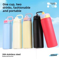 Thermos isotherme en acier inoxydable de haute qualité, grande capacité, portable pour homme et femme, voyage, voiture, sport, 6-12 heures