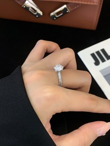 Pierre principale de luxe de 1,5ct cultivée en laboratoire 0,399ct/36 pierre secondaire Platine Cabinet supérieur Pt950 Bague diamant NGTC Certificat Mariage - Product Image 6