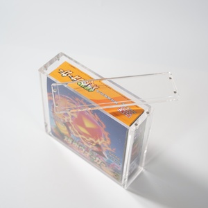 Boîte de présentation en acrylique transparente sur mesure, prix d'usine, pour boosters japonais, avec couvercle magnétique - Product Image 5