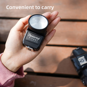 Mini Máy Ảnh Đèn <span class=keywords><strong>Flash</strong></span> F02 Phổ Hot Khởi Động 3.7V 6500K Chiếu Sáng Di Động Trung Quốc 49G Cho Fuji/Olympus/Pentax Máy Ảnh - Product Image 3