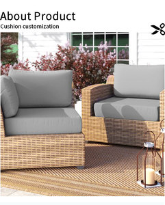Đệm Ghế <span class=keywords><strong>Sofa</strong></span> Có Khóa Kéo Thay Thế Chống Nước Tùy Chỉnh Cho Ghế Cany Cojin - Product Image 5