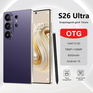 โทรศัพท์มือถือกล้อง 5G สมาร์ทโฟน 16GB+1TB หน่วยความจำขนาดใหญ่ S26 Ultra สแตนด์บายนาน ปลดล็อคด้วยใบหน้าและลายนิ้วมือ - Product Image 1