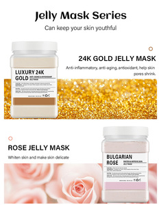 <strong>Personalised</strong> Organic Peel Off Masked Face 24K Gold Rose Jelly Face Facial Moisturizing Crystal Hydro <strong>Mask</strong> Powder - Product Image 6