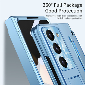 Pour <span class=keywords><strong>Samsung</strong></span> Z Fold 6 <span class=keywords><strong>coque</strong></span> <span class=keywords><strong>de</strong></span> <span class=keywords><strong>téléphone</strong></span> 2024 360 Protection complète <span class=keywords><strong>avant</strong></span> verre trempé charnières <span class=keywords><strong>de</strong></span> nivellement couverture pli 5 4 3 avec Film d'objectif - Product Image 2