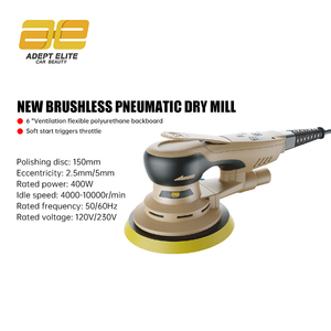 400 Wát điện ngẫu nhiên quỹ đạo <span class=keywords><strong>Sander</strong></span> mài với 150 mét tấm ủng hộ 4000-10000 vòng/phút cho kim loại gỗ chà nhám bao gồm chân không Hose - Product Image 4