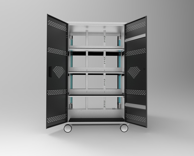 Entrans EN-VR Fireproof ABS VR Charging Cabinet Cart Charging Station for All VR