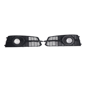 Rejillas Inferiores Estilo Panal De Abeja Para Audi A6 C7, Reemplazo De Las Molduras De Las Luces Antiniebla 4G0807681AG/4G0807682AG, ABS Negro Brillante, Nuevo - Product Image 1