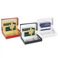 Benutzer definierte Luxus Papier Pappe Hochzeit VIP Kredit Visitenkarte Verpackung Geschenk boxen