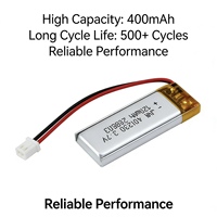 Kleine Größe 401230 120mAh 3,7V Lipo-Akku mit PCB für GPS-Tracker Kleine Geräte Spielzeug 3,7V Weicher Polymer-Akku