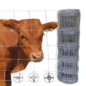 <span class=keywords><strong>Grillage</strong></span> tissé galvanisé pour pâturages, fermes de bovins, chèvres, moutons et clôtures de champs pour cerfs - Product Image 1