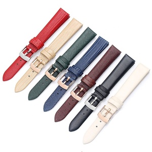 Adecuado para <span class=keywords><strong>AMANI</strong></span> correa de reloj para mujer AR 1910 correa de cuero de vaca 14mm Generación de punto de fábrica - Product Image 1