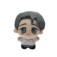 Grosir Gantungan Kunci Boneka Karakter Anime Kawaii 13cm, Boneka Plush Gojo Lucu