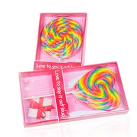 Vente en gros de sucettes géantes faites à la main, bonbons comestibles grands plats ronds et en forme de cœur