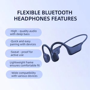Auriculares Inalámbricos de Conducción Ósea Starsky DG08, Auriculares de Cuello Abiertos con Bluetooth 6.0, IPX6, Indicador LED de Energía - Product Image 2