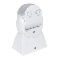Capteur de mouvement infrarouge PIR Gamme moderne 12m Blanc IP65