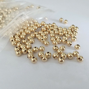 Premium Real 14K Gold Filled Spacer <strong>Beads</strong> for Permanent Jewelry Making Anti Tarnish S925 <strong>Silver</strong> <strong>Beads</strong> - Product Image 3