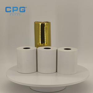 Rollo de Papel Térmico Óptico Estable de Primera Calidad, 57x30mm, 57x40mm, 65gsm, Rollo de Papel Térmico de 57mm para Caja Registradora - Product Image 1