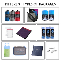 Serviettes de plage personnalisées en microfibre recyclée, sans sable, séchage rapide, logo personnalisé, rayées, hautement absorbantes, imprimées
