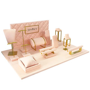 جديد مجوهرات عرض 2020 للقلادة حلقة معدنية تقف نافذة مجموعة عرض المجوهرات - Product Image 3