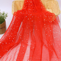 Maille de Tulle en Strass Laser Magique pour Accessoires de Cheveux Filles Jupe Pompon Tissu Accessoires Photo Décoration