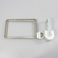 Cadre d'écran de fenêtre de télévision en aluminium, soudure de revêtement en poudre, fourniture d'usine personnalisée