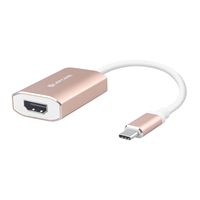 USB C a HDMI adaptador de tipo C a HDMI convertidor (Thunderbolt 3) 4K @ 30Hz para MacBook Pro Google Chromebook Pixel Dell