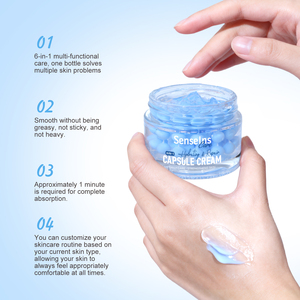 Crema Facial Reparadora Hidratante de Marca Privada, Fortalece la Piel con Ácido Hialurónico, Péptidos y <span class=keywords><strong>Ceramidas</strong></span> - Product Image 4