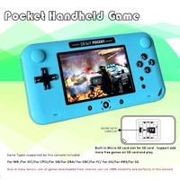 Console de jeux vidéo 1716 jeux rétro, prise en charge de la sauvegarde/ajout, portable, sortie AV, carte SD 2 Go, écran couleur 4 pouces