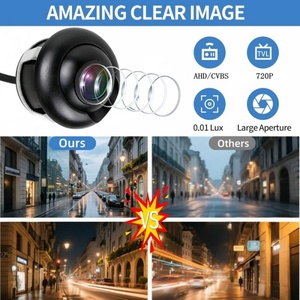 AHD720P et CVBS caméra <span class=keywords><strong>de</strong></span> <span class=keywords><strong>recul</strong></span> <span class=keywords><strong>de</strong></span> voiture réglable à 360 ° avec objectif large prenant en charge la vision nocturne. - Product Image 4